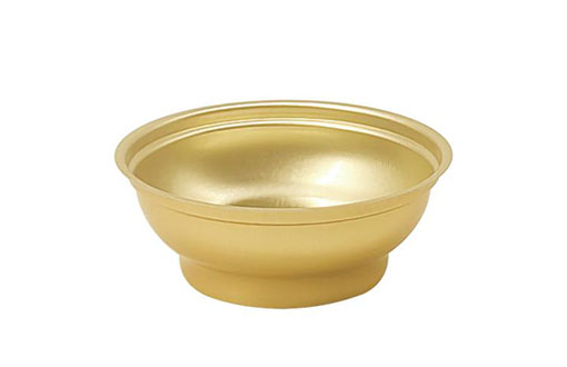 Aluminium golden bowls