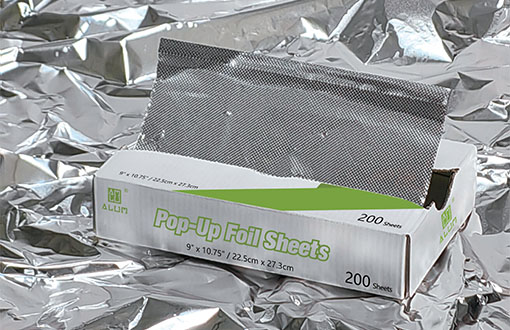 Aluminium pop up sheets